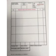 Objednávka liekov bl A5, NCR